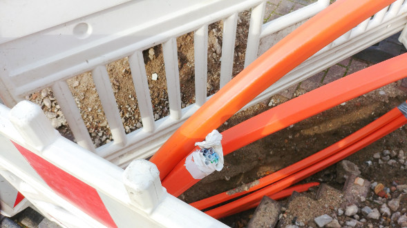 Glasfaser Baustelle