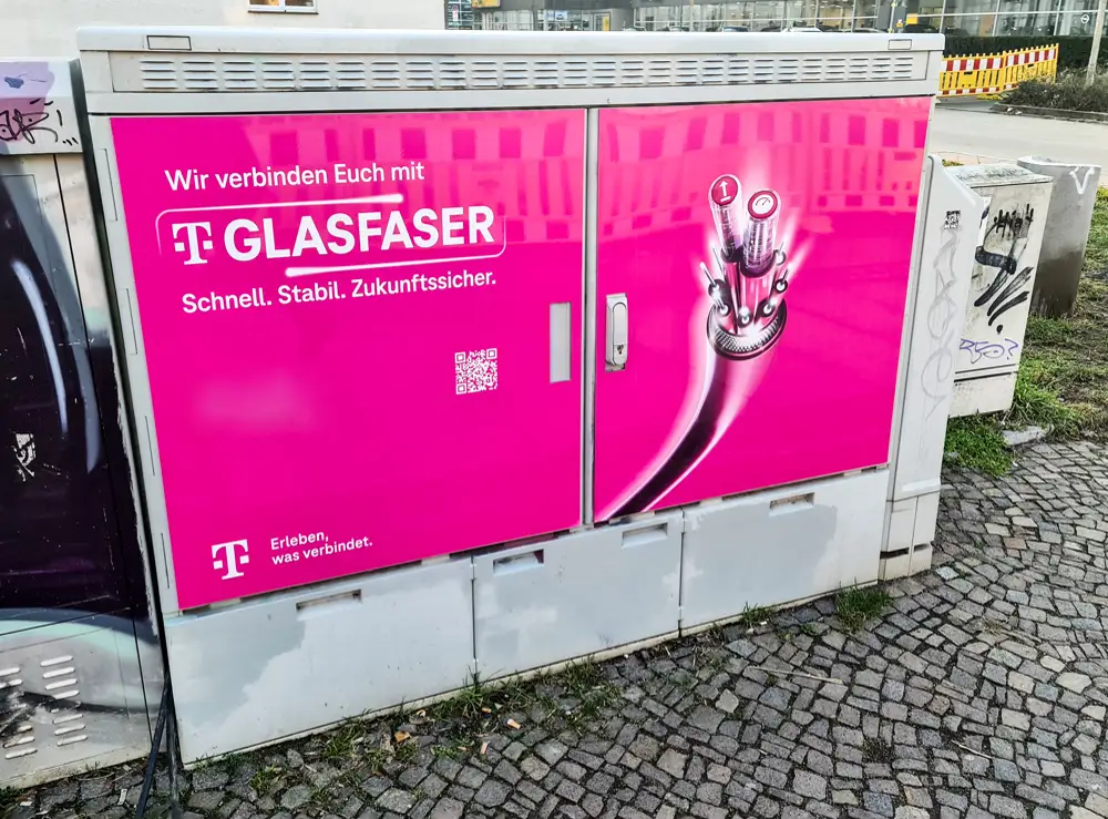 Glasfaser Verteiler Telekom
