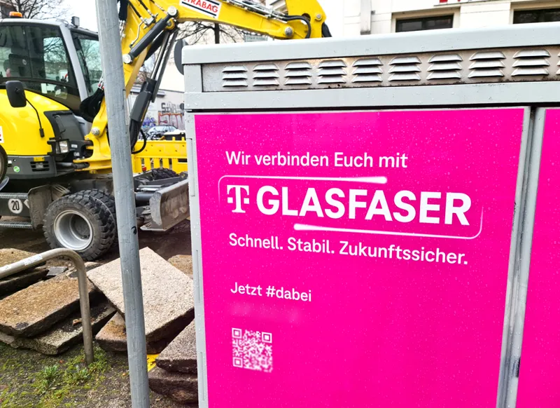 Glasfaser Ausbau der Deutschen Telekom