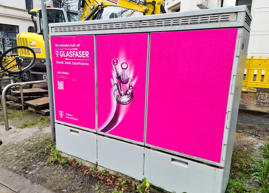 Deutsche Telekom knackt 9 Millionen Glasfaser-Marke.
