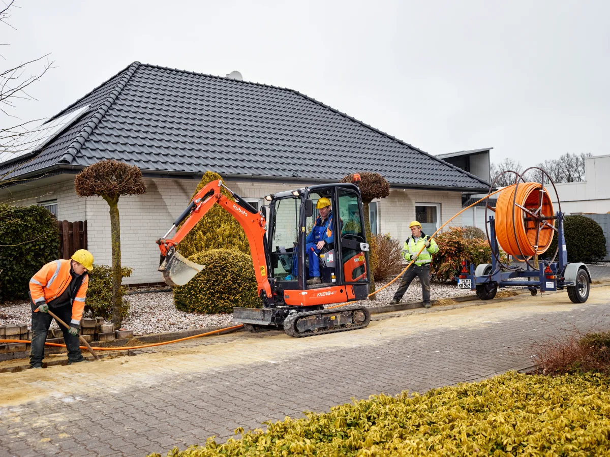 Glasfaserausbau bei EWE