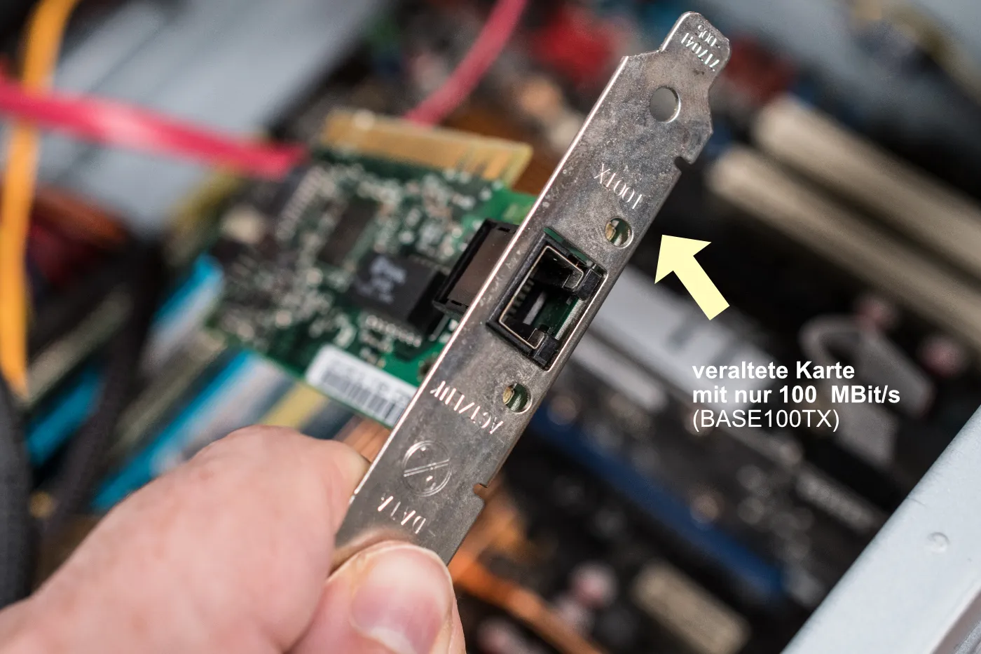 veraltete LAN-Karte bis 100 MBit/s