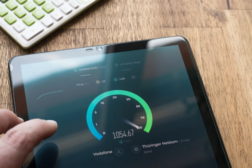 1000 MBit Speedtest mit Vodafone Kabel