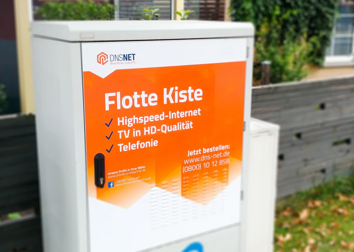 DNS:Net Verteiler für Glasfaser