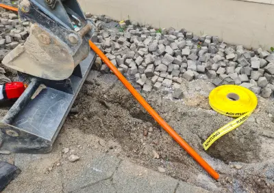 Baustelle: FTTH-Ausbau für super leistungsfähiges Internet