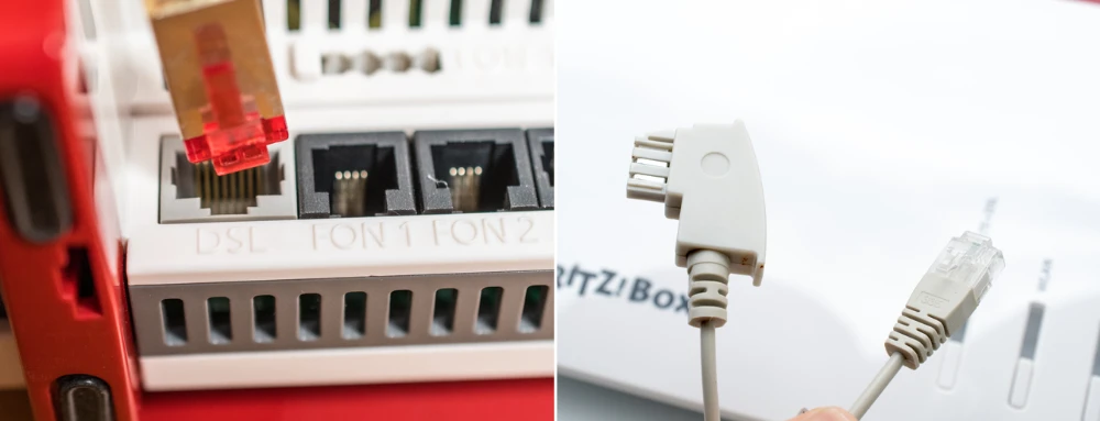 DSL-Hardware und Anschluss
