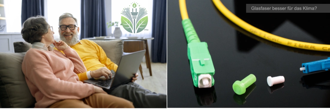 Ratgeber: Glasfaser klimaschonender als Festnetz? Ratgeber: Glasfaser klimaschonender als Festnetz?