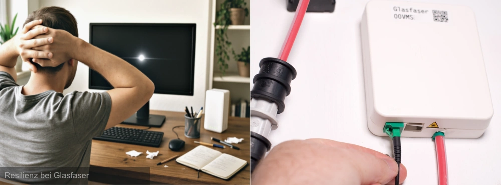 Ratgeber zur Widerstandsfähigkeit/Resilienz bei Glasfaser-Internetanschlüssen