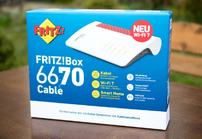 Karton der FritzBox 6670