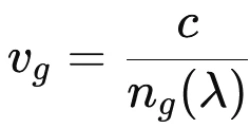 Gruppengeschwindigkeit Berechnung