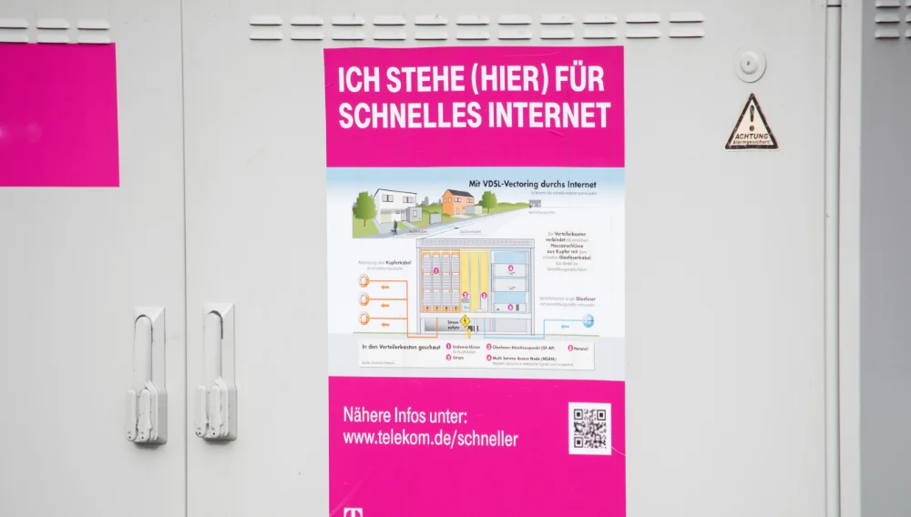 Detailsansicht Vectoring Gehäusekasten